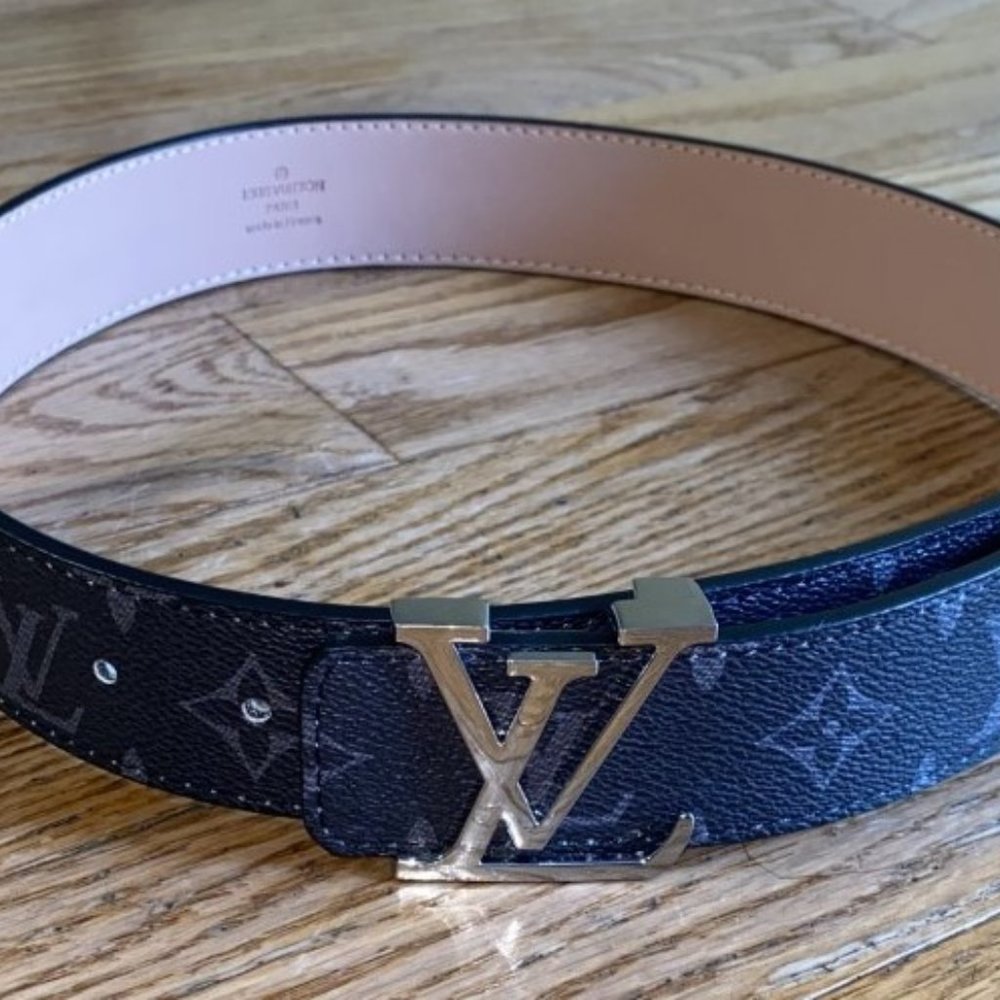 Louis Vuittons LV Initiales Belt Damier Graphite